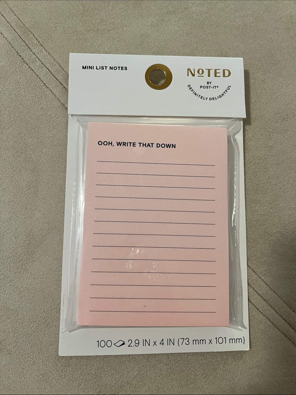 Post It Noted Mini List Notes Ooh, Write That Down